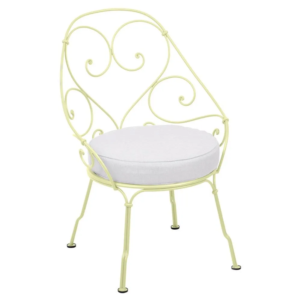 1900 CABRIOLET ARMCHAIR with OFF WHITE CUSHION
