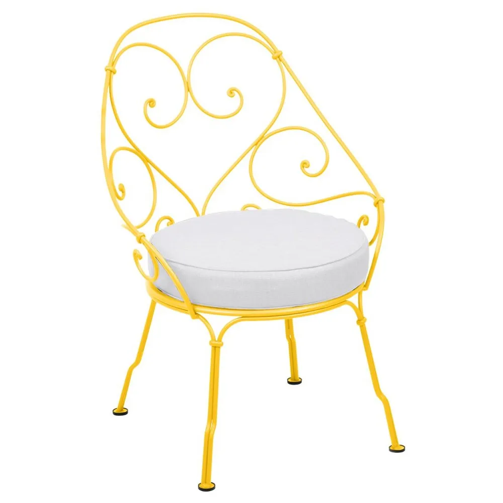 1900 CABRIOLET ARMCHAIR with OFF WHITE CUSHION