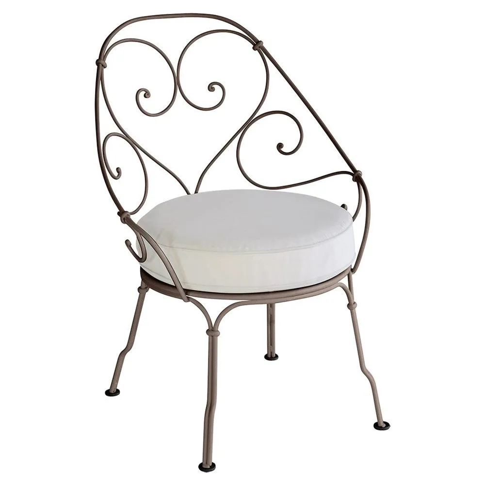 1900 CABRIOLET ARMCHAIR with OFF WHITE CUSHION