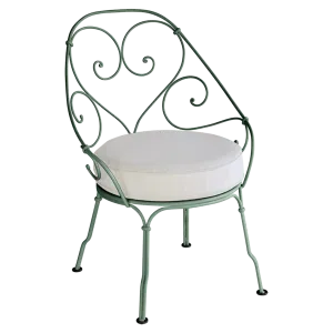 1900 CABRIOLET ARMCHAIR with OFF WHITE CUSHION