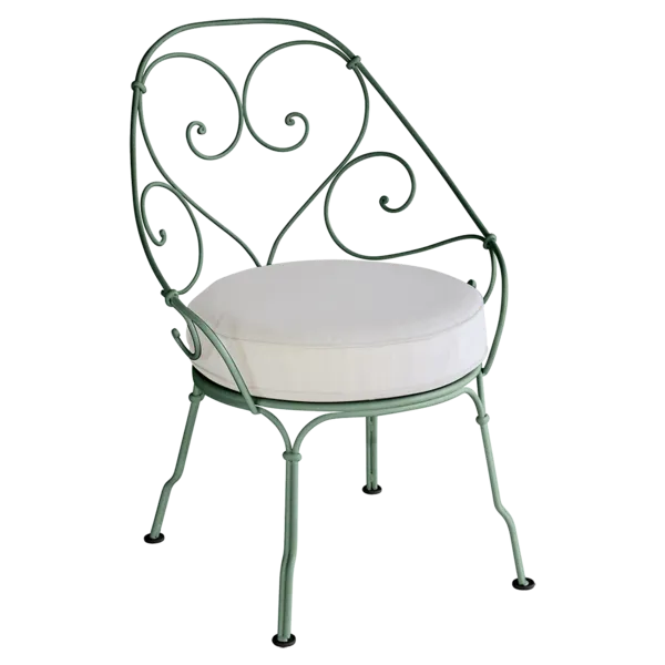 1900 CABRIOLET ARMCHAIR with OFF WHITE CUSHION