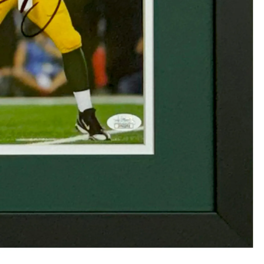 Aaron Rodgers Signed Greenbay Packers Framed 8x10 Photo
