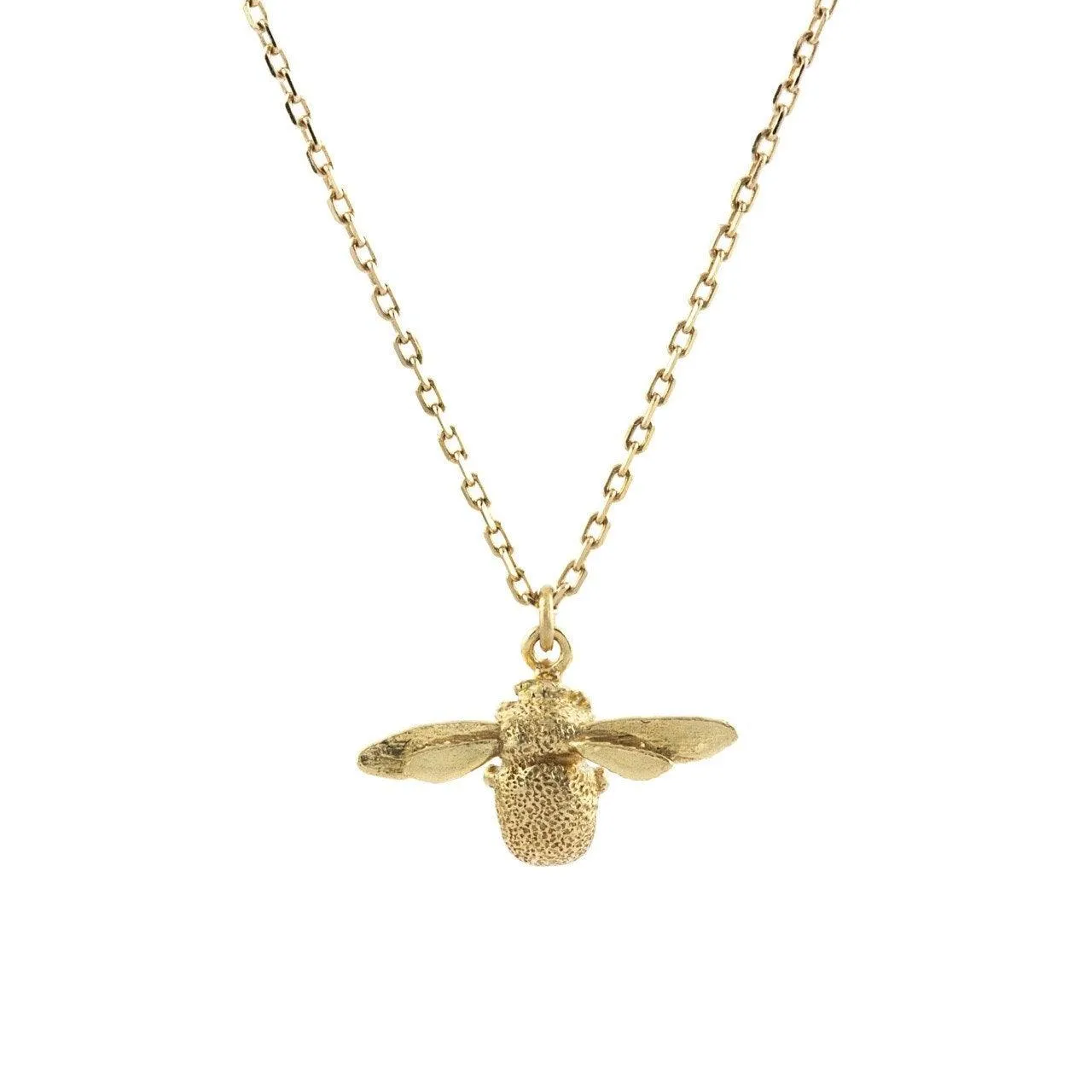 Alex Monroe 18ct Gold Teeny Tiny Bee Necklace