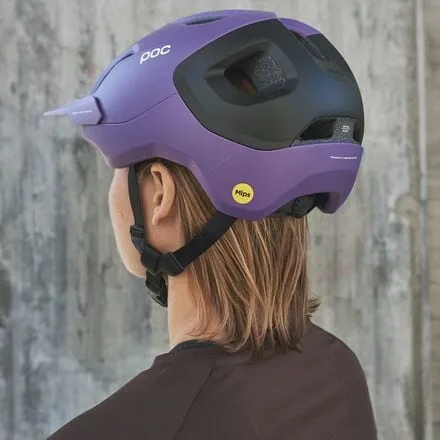 Axion Race Mips POC Helmet, Sapphire Purple/Uranium Black Metallic/Matte