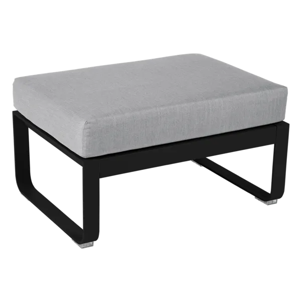 BELLEVIE 1-SEATER OTTOMAN-FLANNEL GREY CUSHION