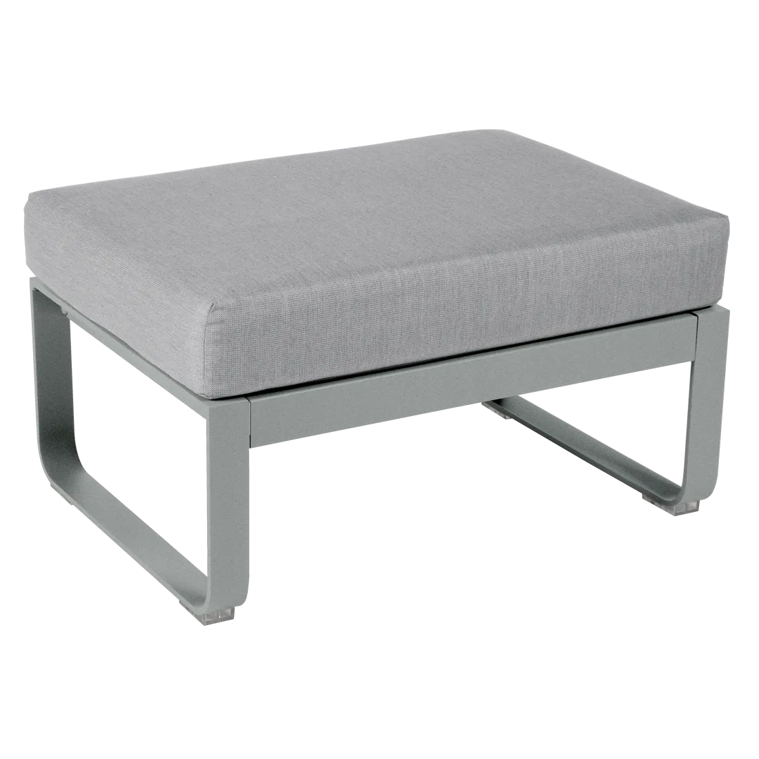 BELLEVIE 1-SEATER OTTOMAN-FLANNEL GREY CUSHION