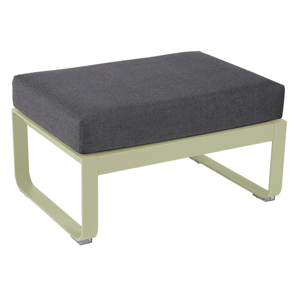 BELLEVIE 1-SEATER OTTOMAN-GRAPHITE GREY CUSHION