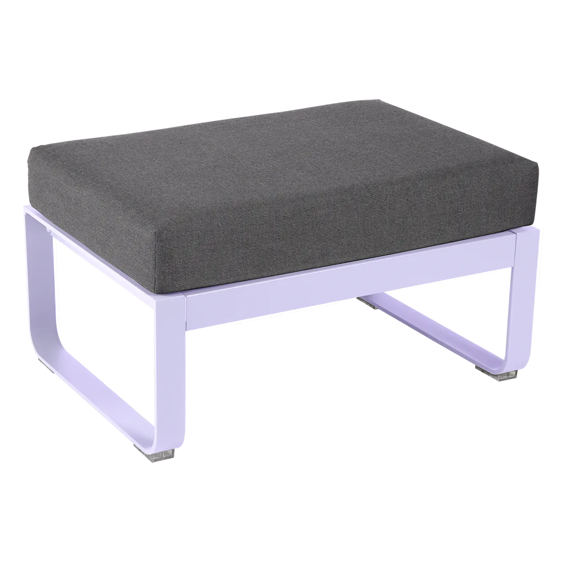 BELLEVIE 1-SEATER OTTOMAN-GRAPHITE GREY CUSHION