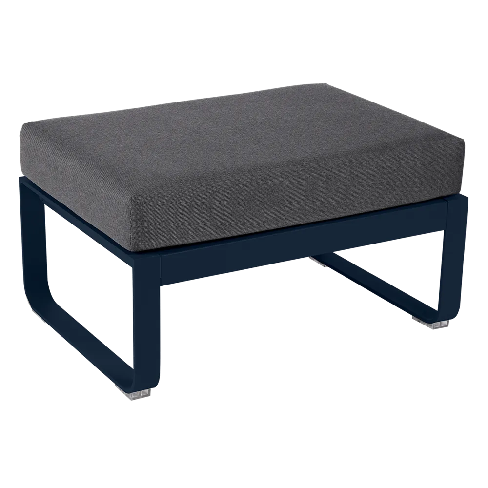 BELLEVIE 1-SEATER OTTOMAN-GRAPHITE GREY CUSHION