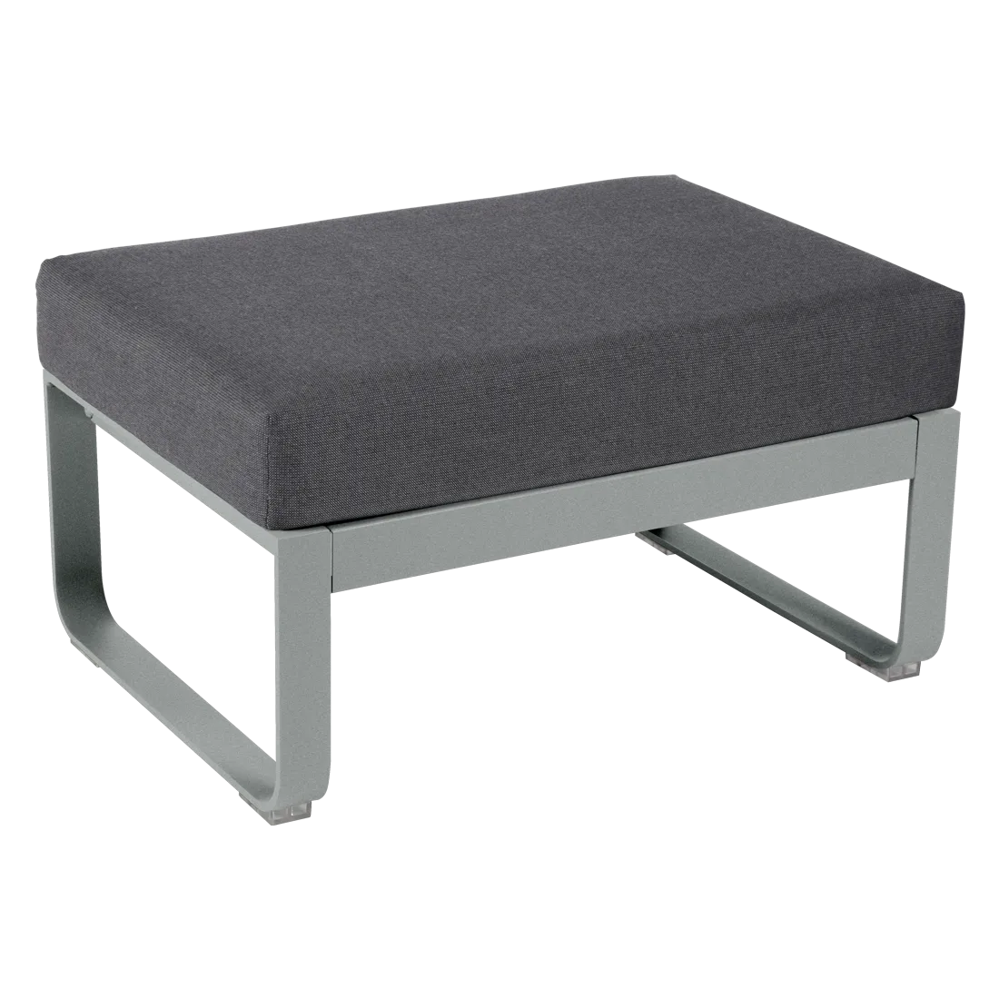 BELLEVIE 1-SEATER OTTOMAN-GRAPHITE GREY CUSHION