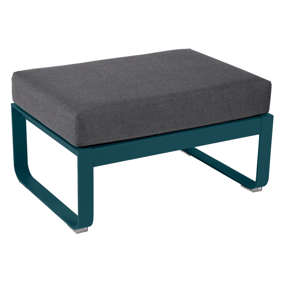 BELLEVIE 1-SEATER OTTOMAN-GRAPHITE GREY CUSHION