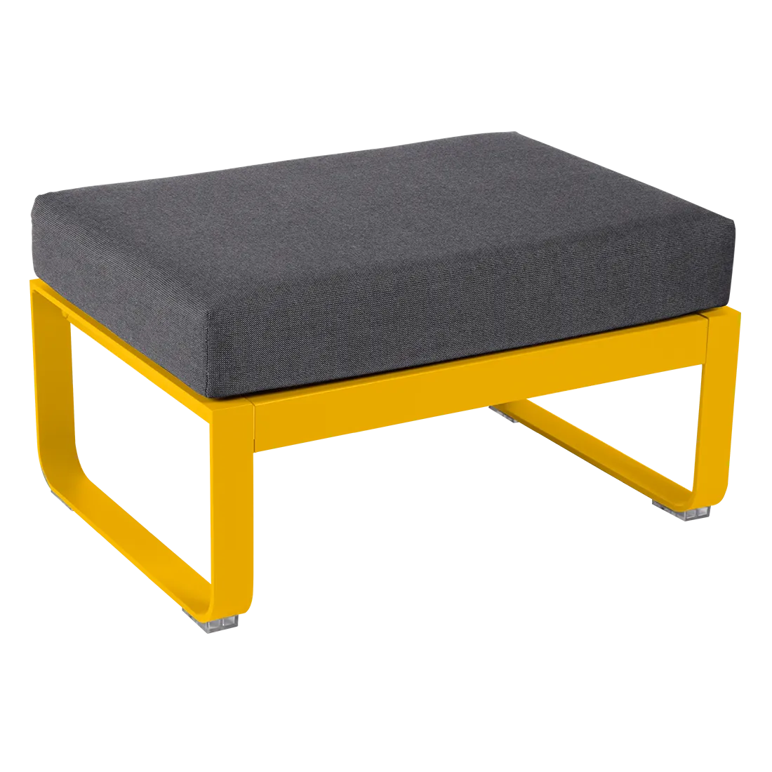 BELLEVIE 1-SEATER OTTOMAN-GRAPHITE GREY CUSHION