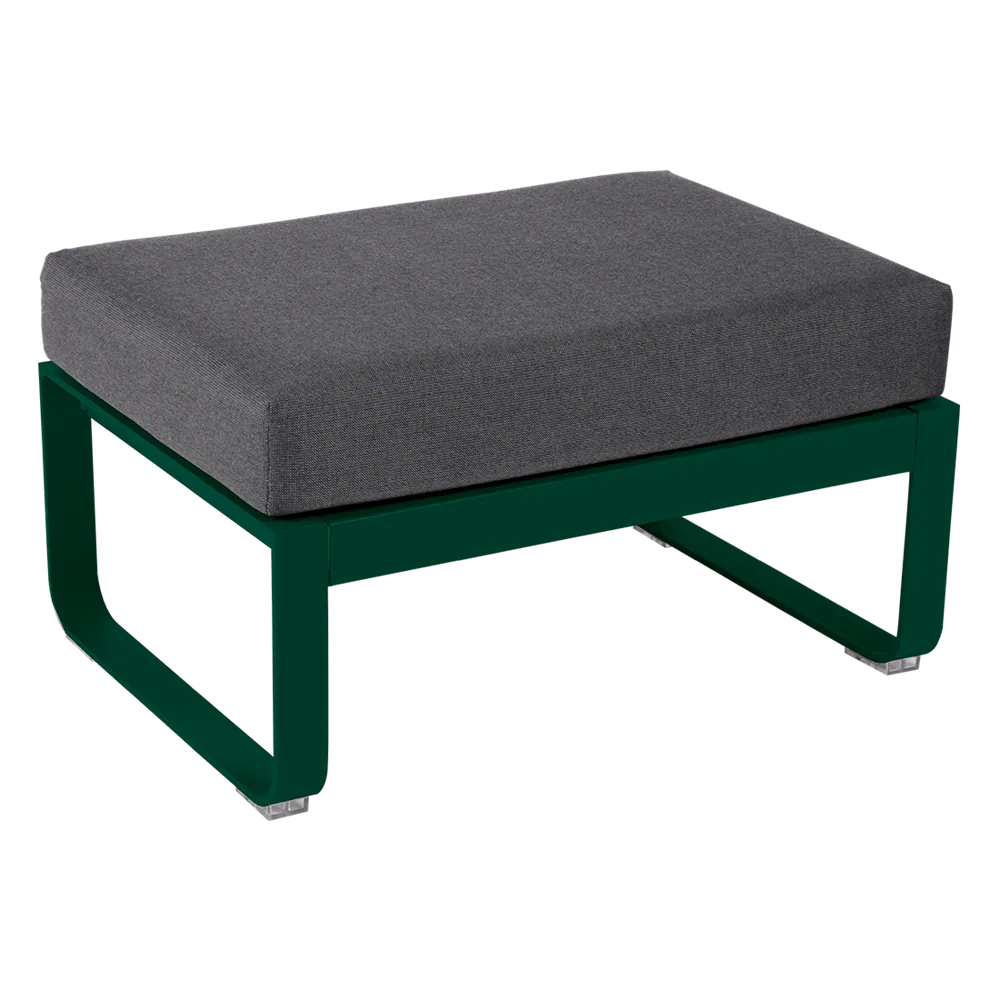 BELLEVIE 1-SEATER OTTOMAN-GRAPHITE GREY CUSHION