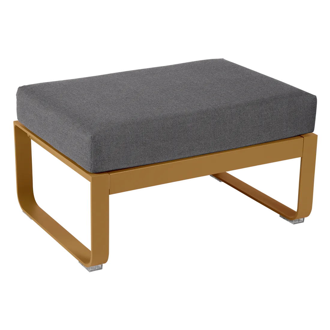 BELLEVIE 1-SEATER OTTOMAN-GRAPHITE GREY CUSHION