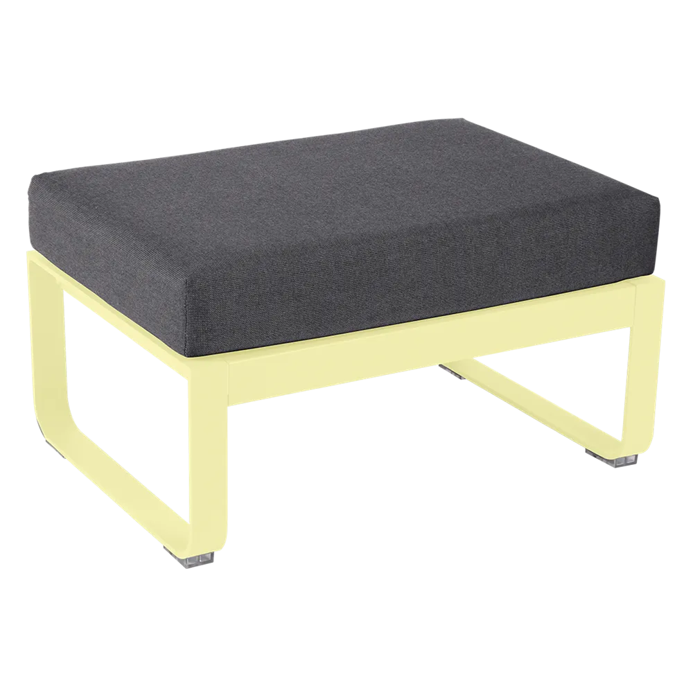 BELLEVIE 1-SEATER OTTOMAN-GRAPHITE GREY CUSHION