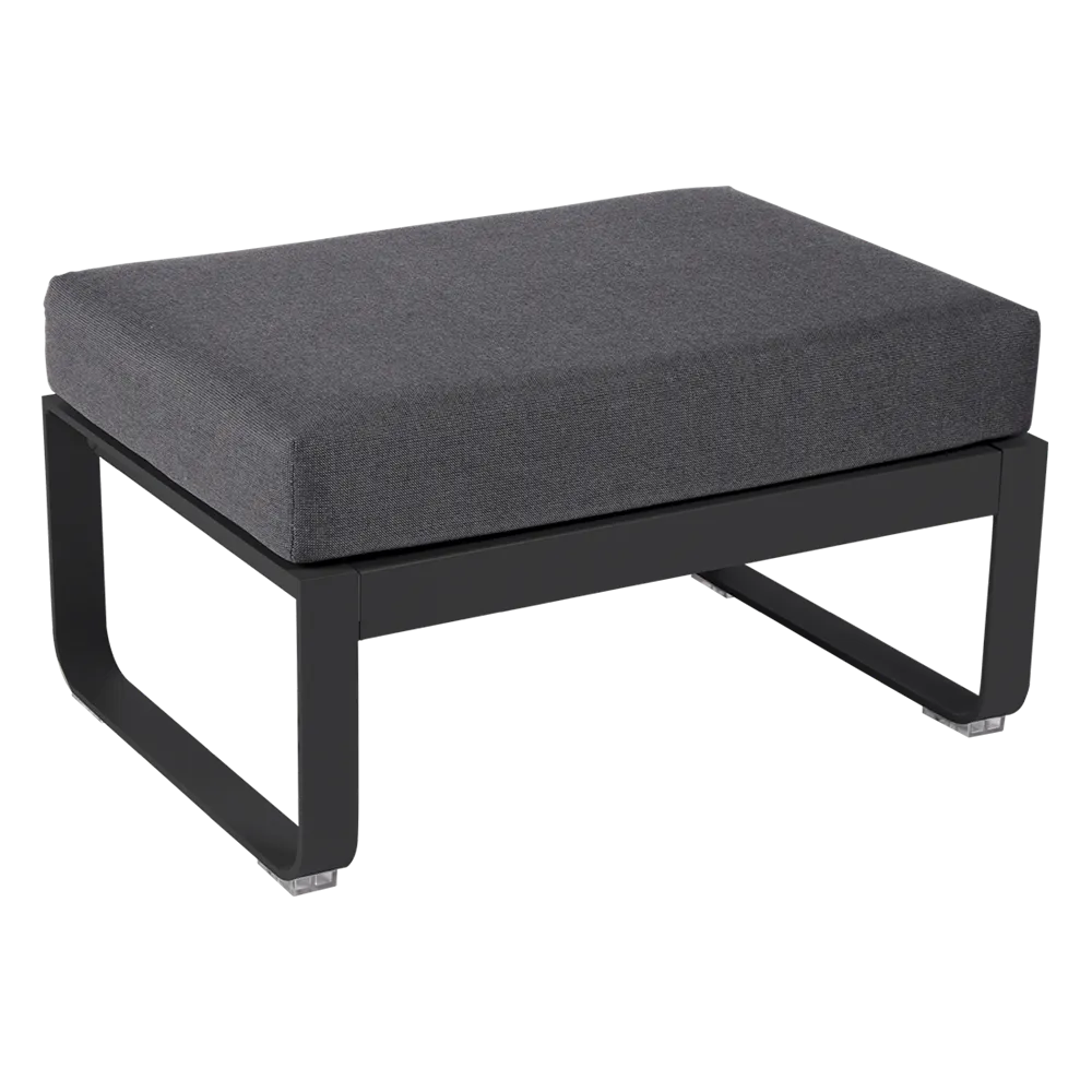 BELLEVIE 1-SEATER OTTOMAN-GRAPHITE GREY CUSHION