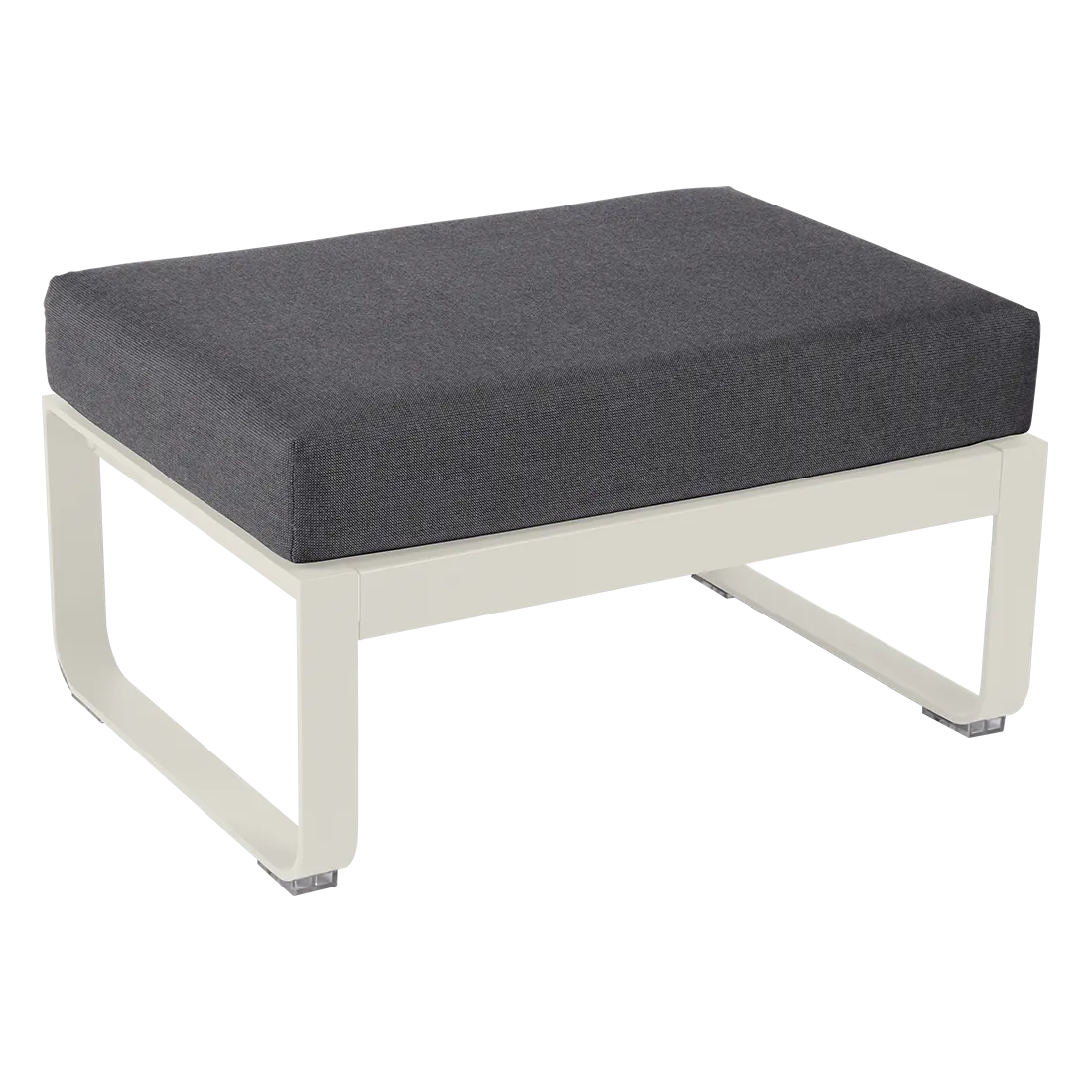 BELLEVIE 1-SEATER OTTOMAN-GRAPHITE GREY CUSHION