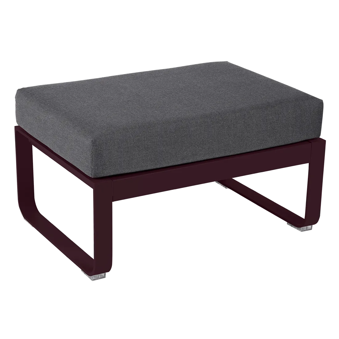 BELLEVIE 1-SEATER OTTOMAN-GRAPHITE GREY CUSHION