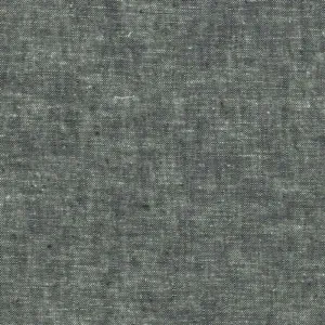 Black Essex Yarn Dyed Linen/Cotton Blend