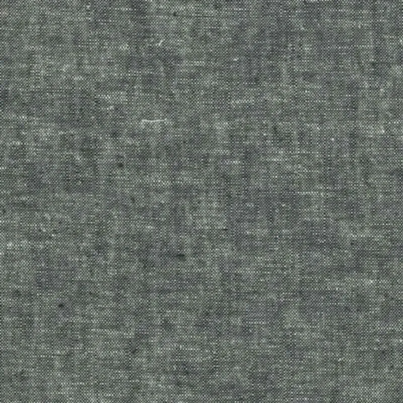 Black Essex Yarn Dyed Linen/Cotton Blend