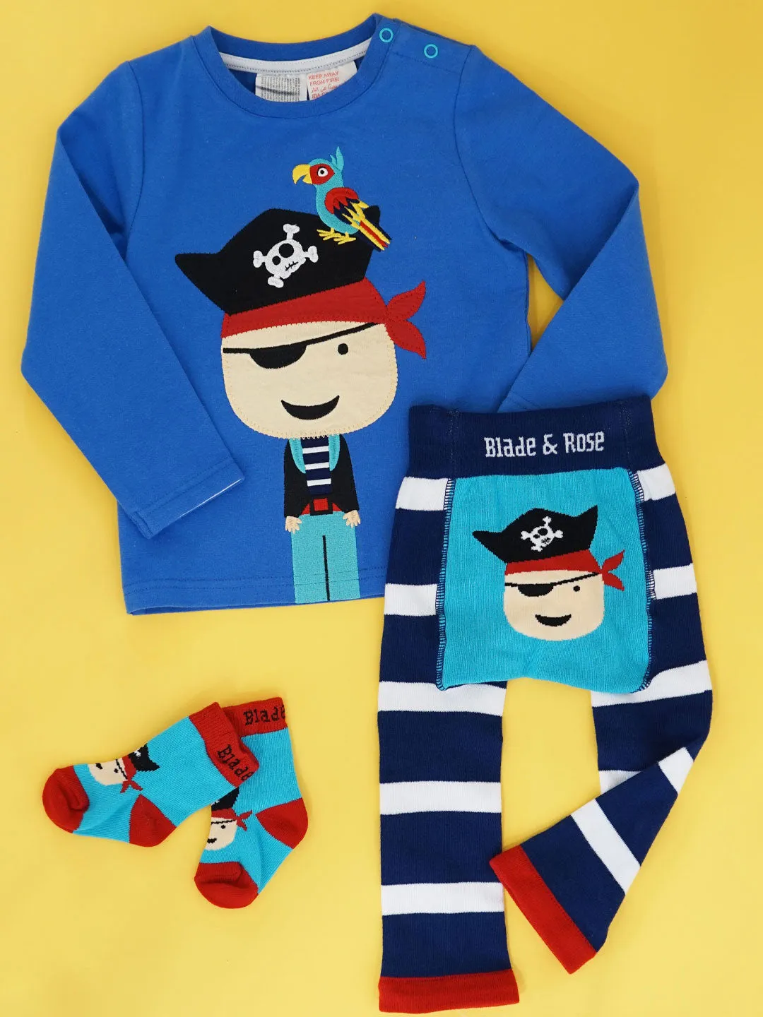 Blade and Rose Percy The Pirate Top 小海盜彈力嬰兒長袖衫