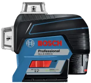 Bosch Professional 12V Max 360�° Green-Beam Three-Plane Leveling Alignment-Line Laser Kit with 2.0 Ah Battery