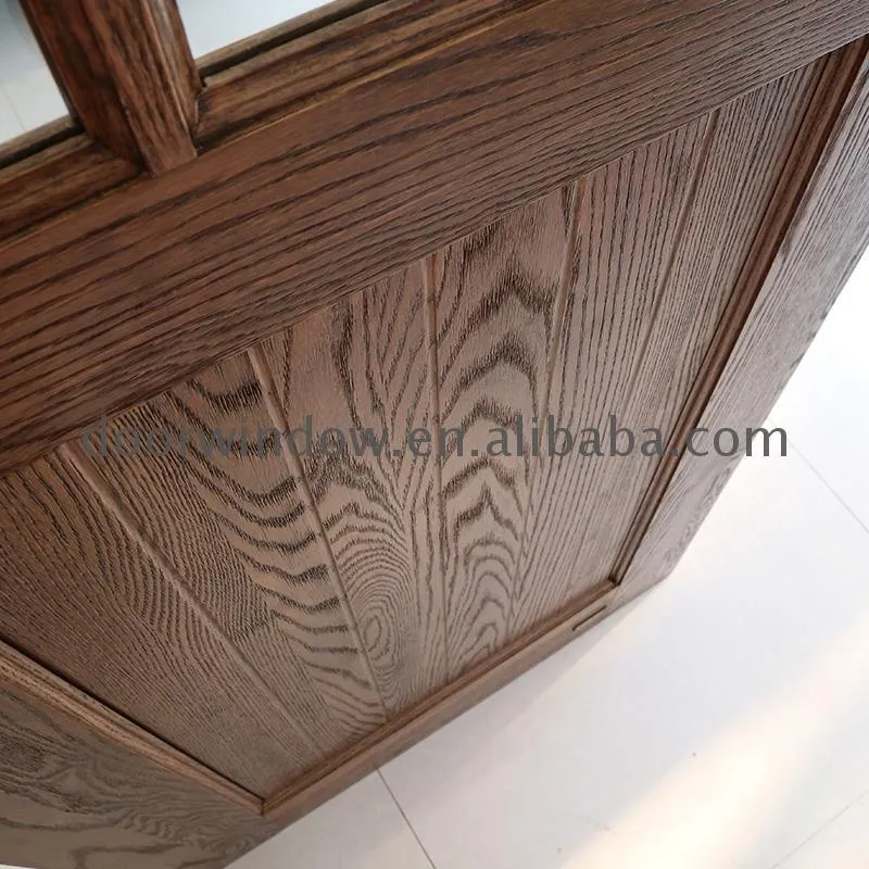 Doorwin 2021Factory made temporary barn door soundproof interior doors solid wood