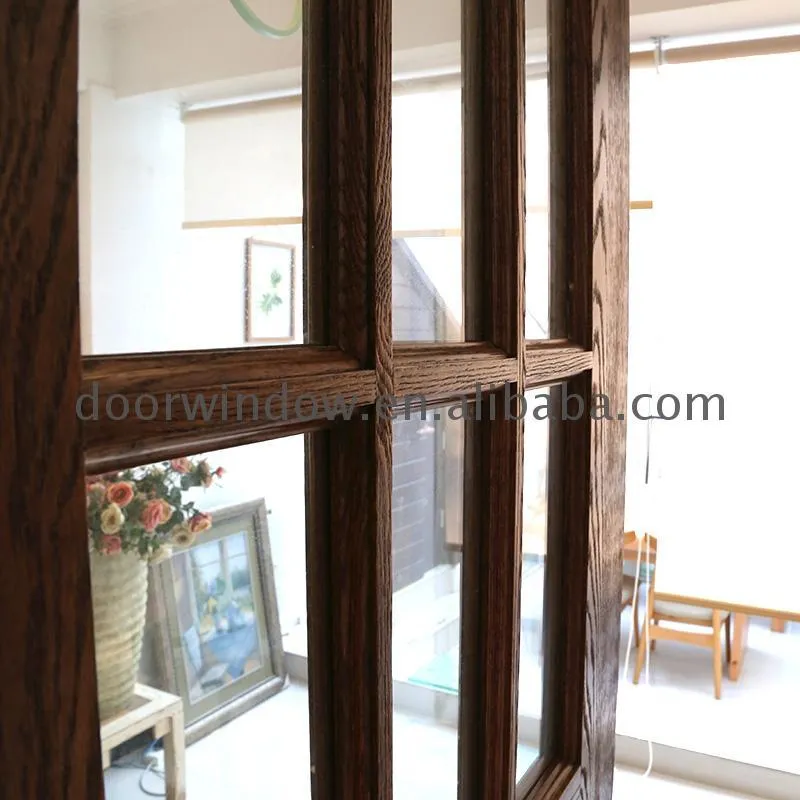 Doorwin 2021Factory made temporary barn door soundproof interior doors solid wood
