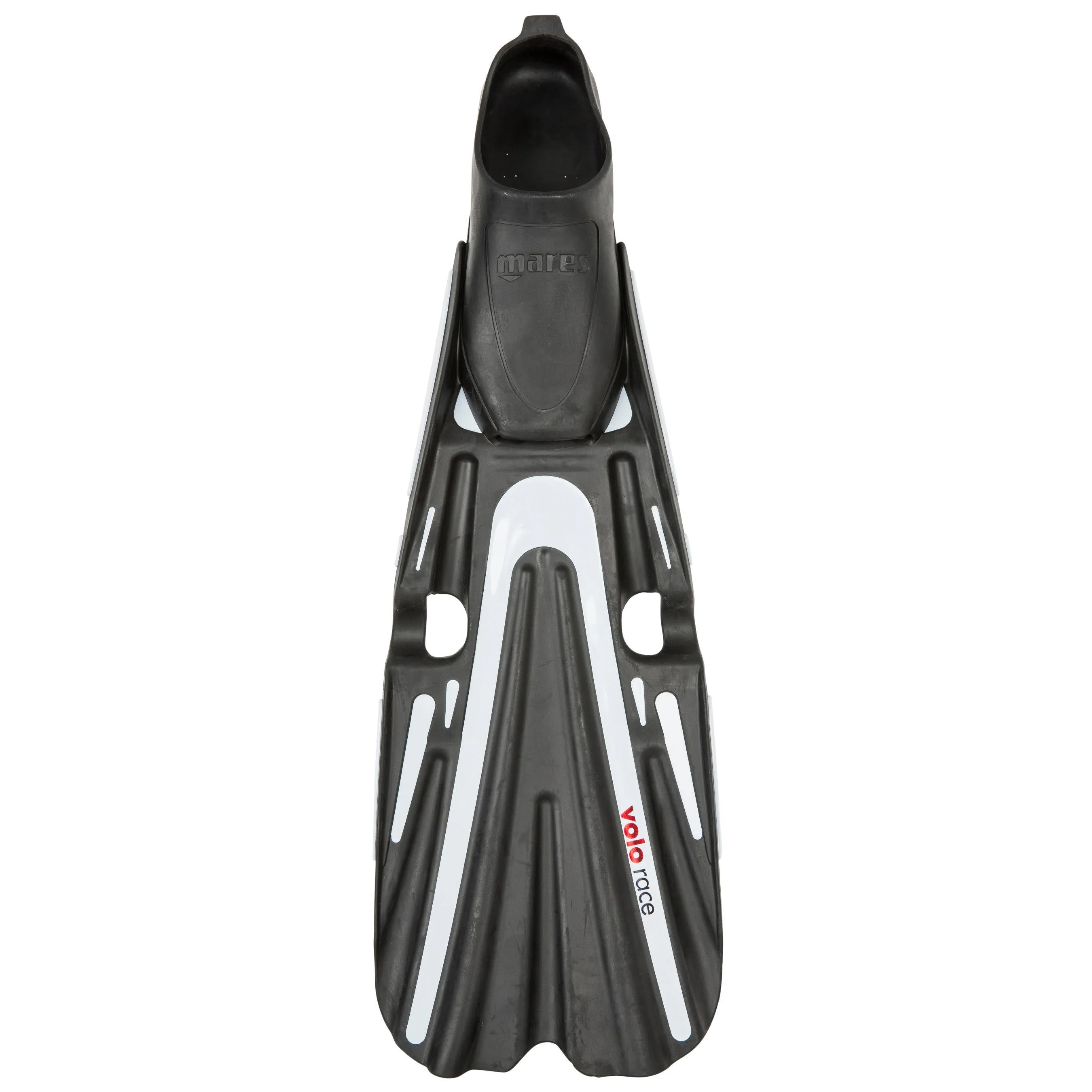 Fins for women/men Mares Volo Race black/light gray, black/light gray