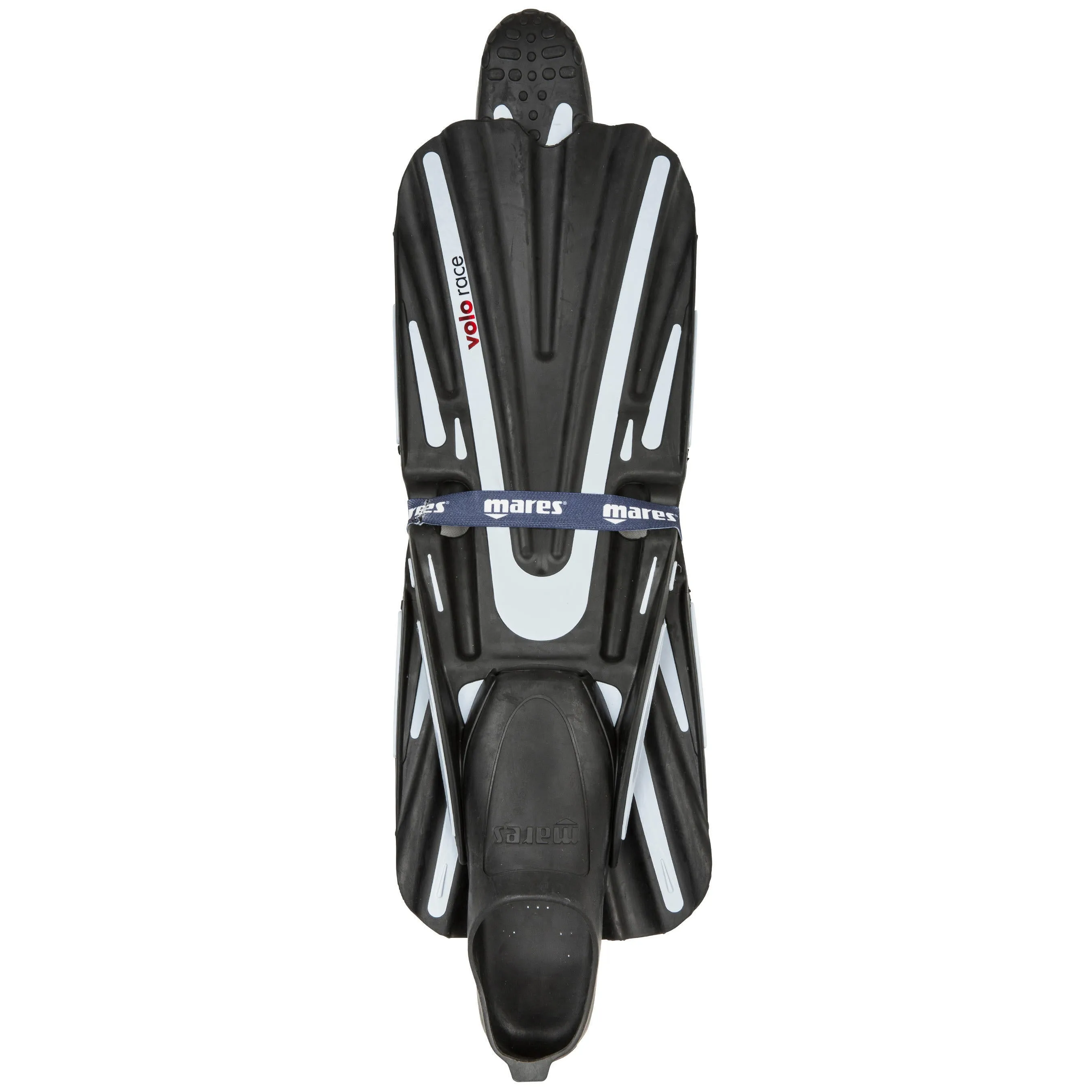 Fins for women/men Mares Volo Race black/light gray, black/light gray