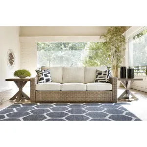 Fire Island Mist Outdoor 83" Sofa