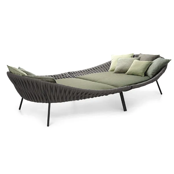 Outdoor Braided & Rope Daybed - Arena