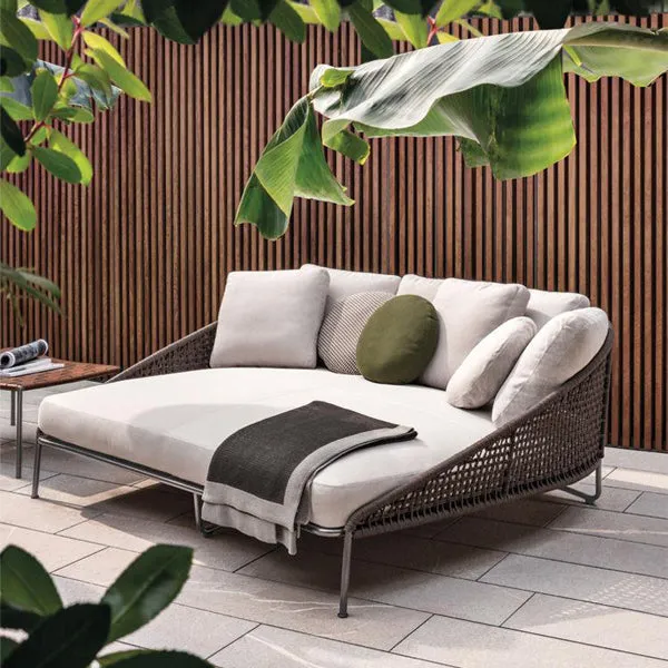 Outdoor Braided & Rope Daybed - Aston