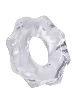 Rock Solid The Gear Cock Ring - Clear