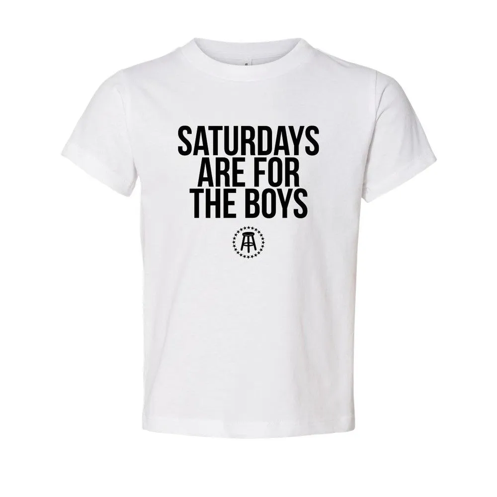 Saturdays Are For The Boys Toddler Tee