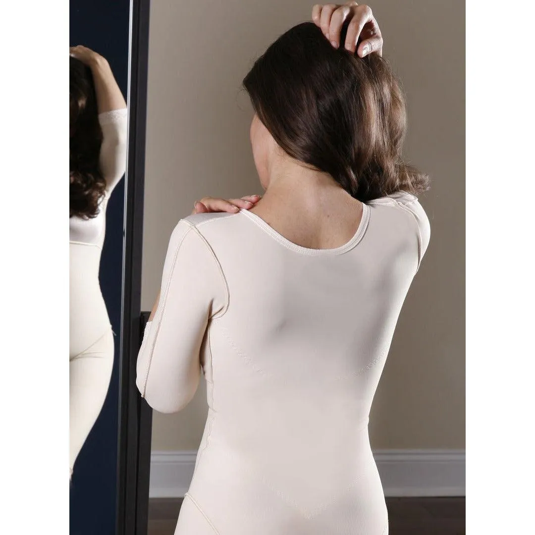 Sculptures Above the Knee Body Shaper with Sleeves