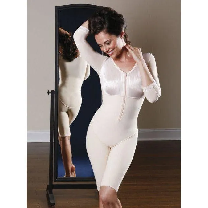 Sculptures Above the Knee Body Shaper with Sleeves