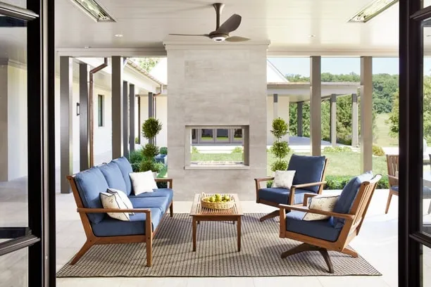 SKY 3 PIECE SEATING SET- Sofa and 2 Swivel Rockers