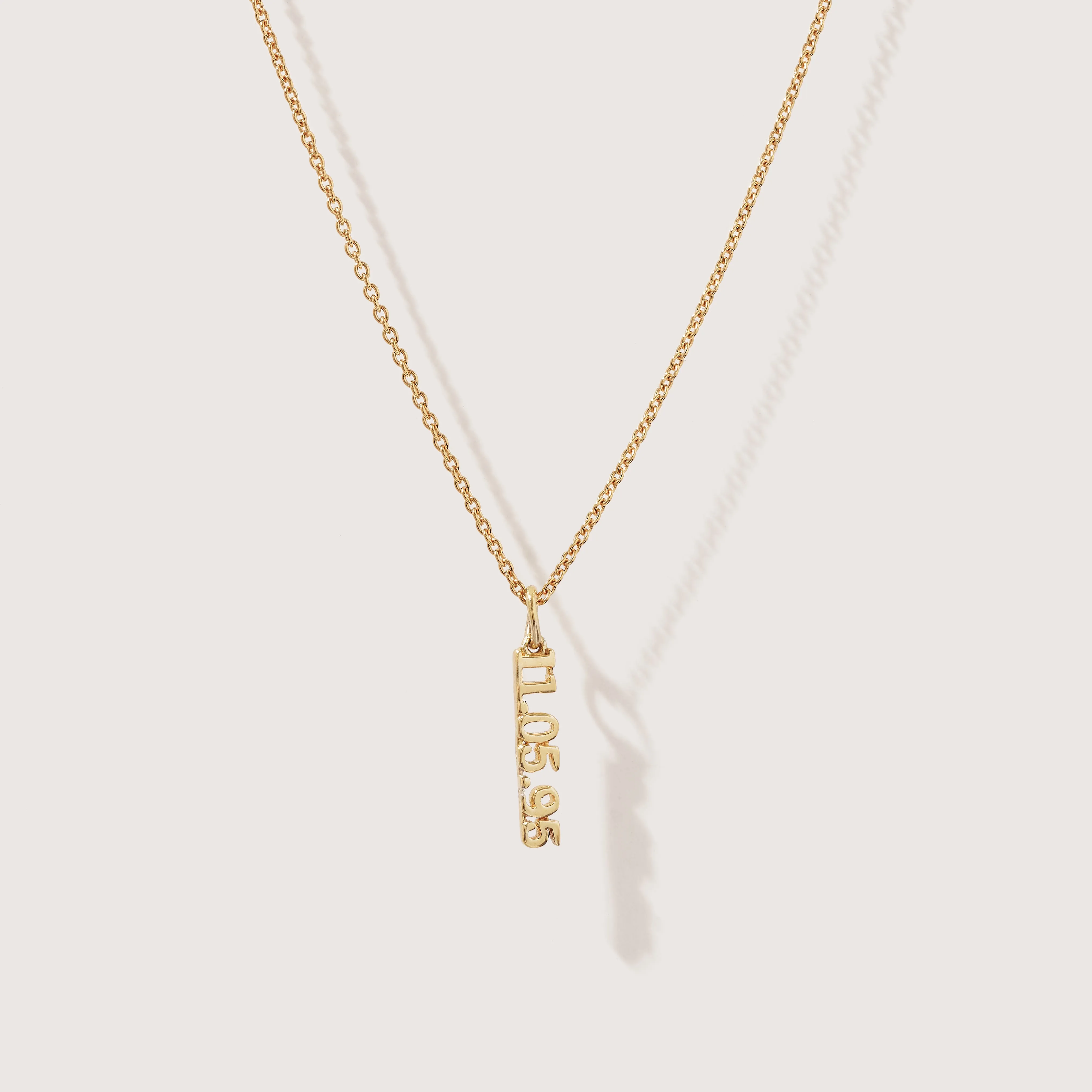 Solid Gold Name Pendant (Made To Order)