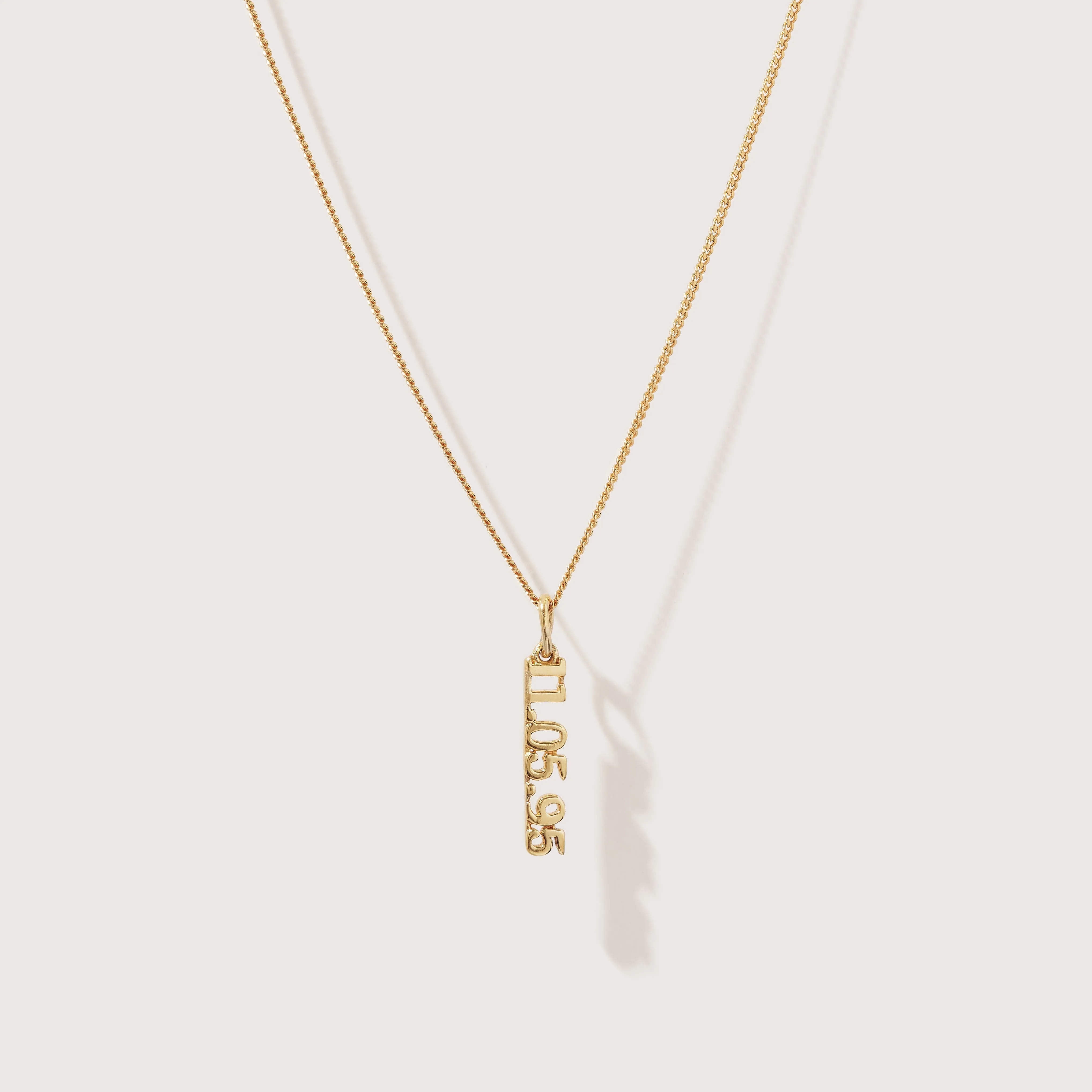 Solid Gold Name Pendant (Made To Order)
