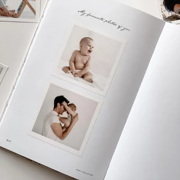Truly Amor Bebé Baby Book With Keepsake Box And Pen - Ivory