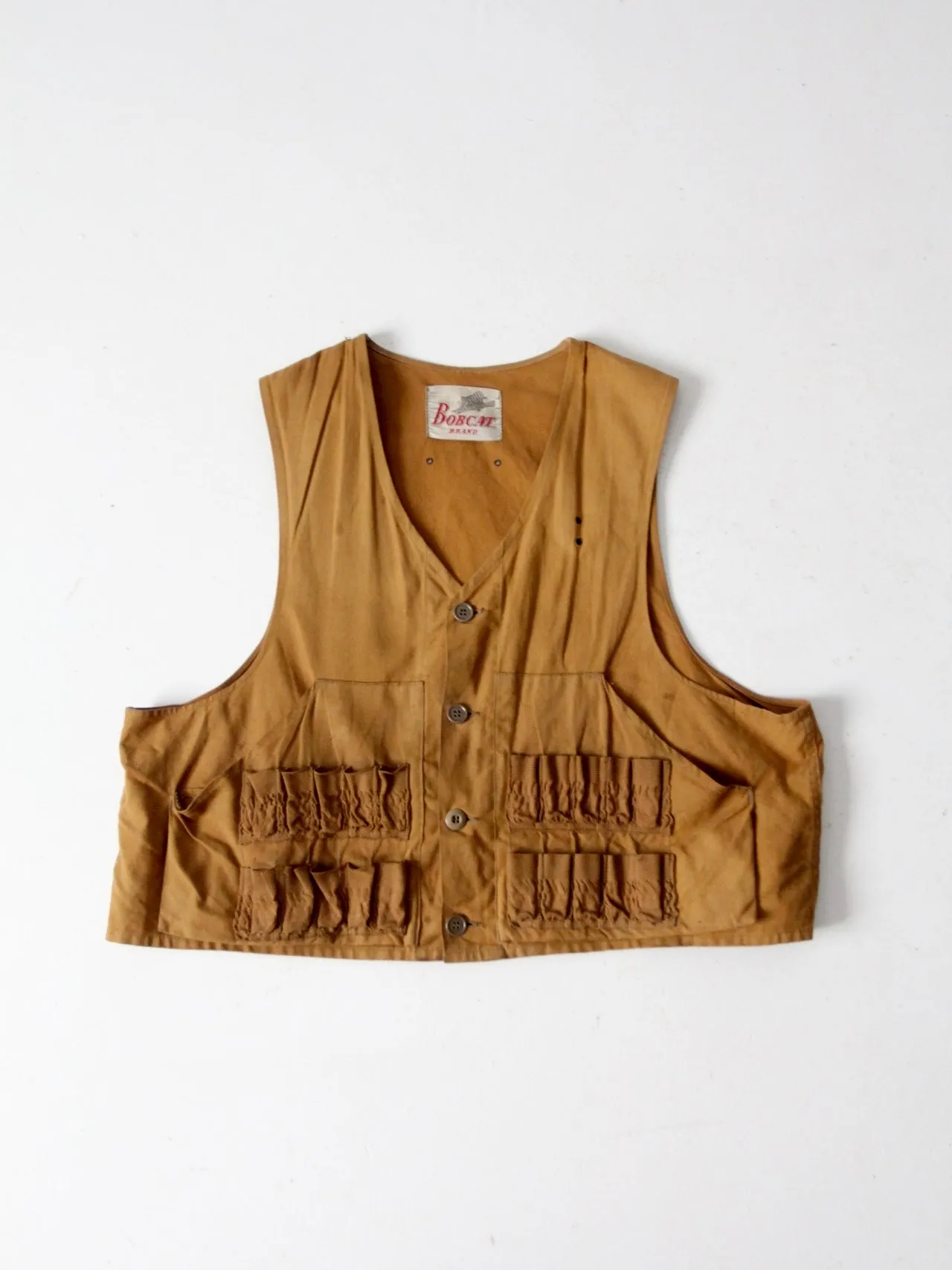 vintage 60s hunting vest