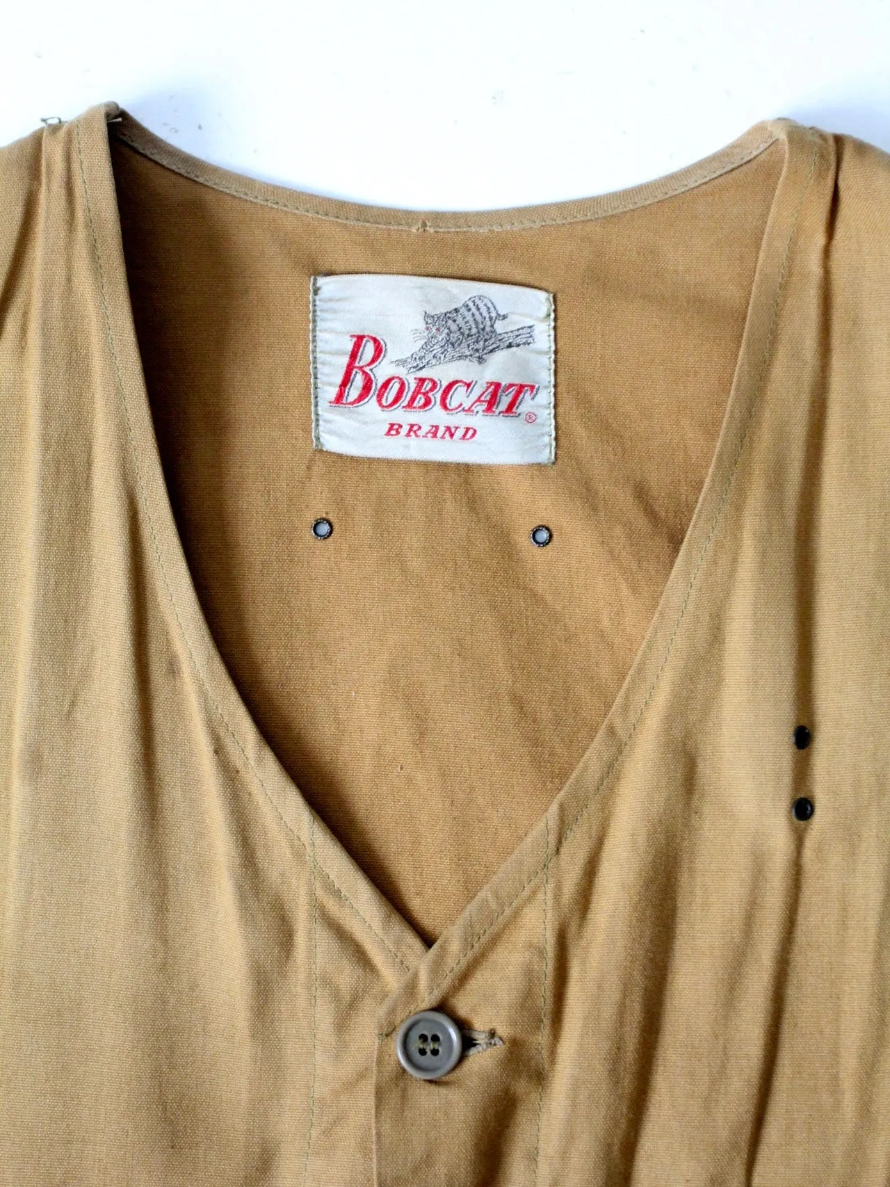 vintage 60s hunting vest