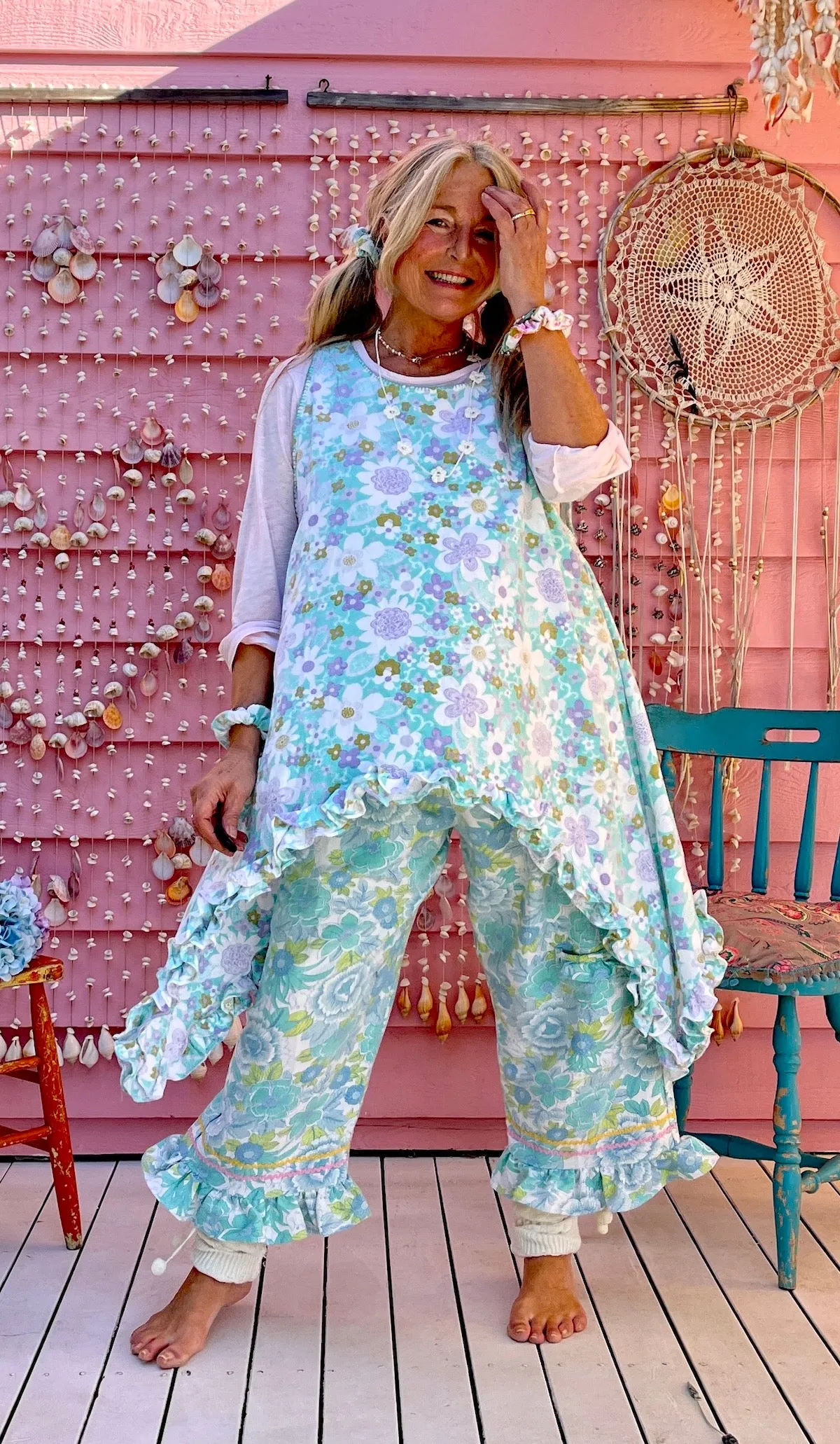 Vintage Flannie Gypsy Moon Top