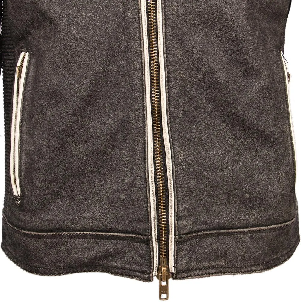 Vintage  Motorcycle 100% Leather Jacket