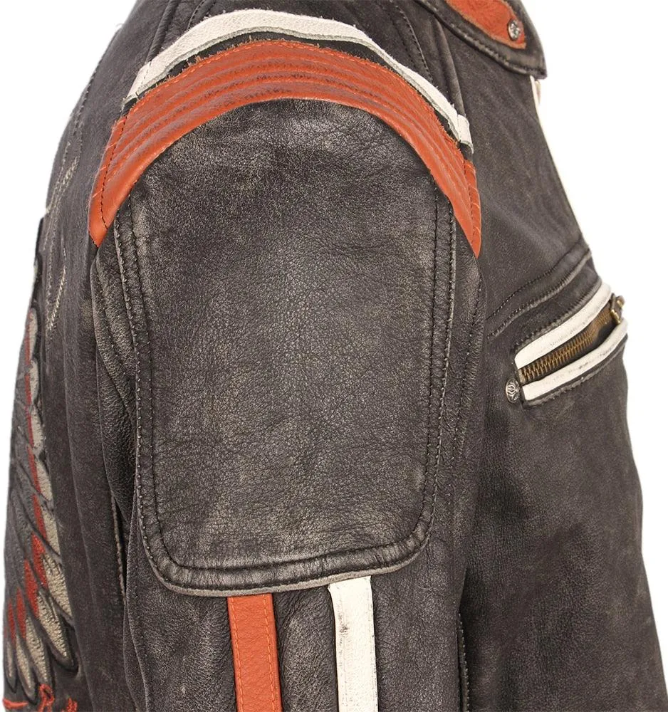 Vintage  Motorcycle 100% Leather Jacket