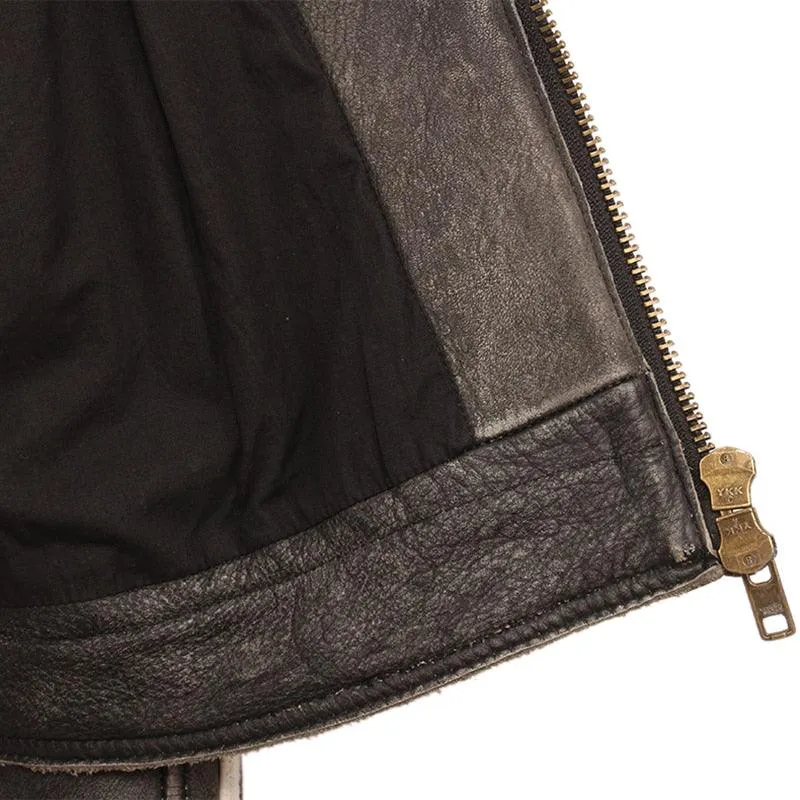 Vintage  Motorcycle 100% Leather Jacket