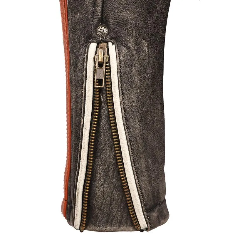 Vintage  Motorcycle 100% Leather Jacket