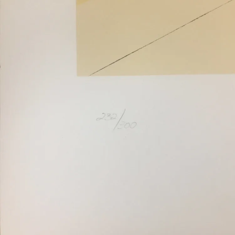 Vintage Raymond Loewy Studebaker Avanti lithograph, signed